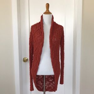 Anthropologie Knitted & Knotted Circle Cardigan